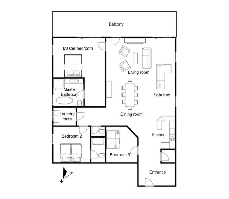 Spacious 3-Bed In The Heart Of Chamonix Eksteriør bilde